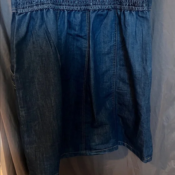 Denim Button-Front Dress - Picture 5 of 5